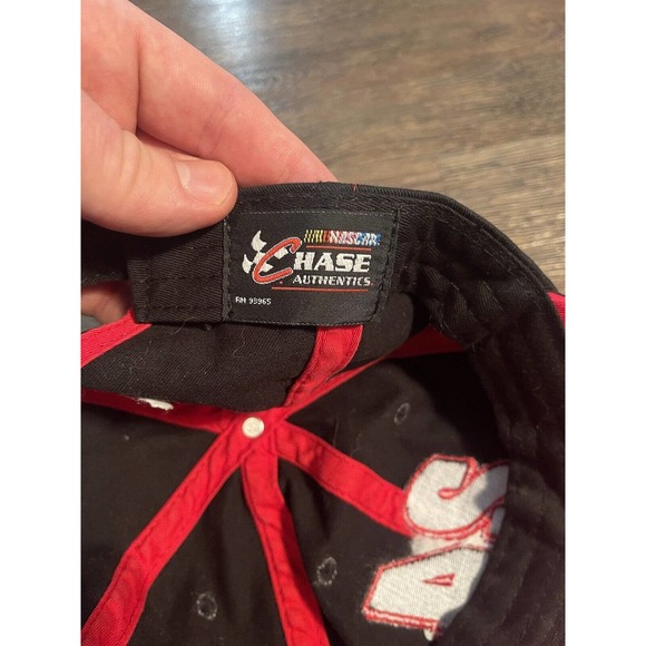 Jeff Gordon 24 Cap Nascar Racing Hat Dupont Chase Authentic’s Black And Red - Picture 8 of 8
